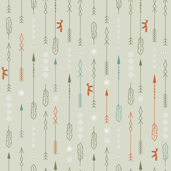 Free Nature Inspired Arrow Pattern