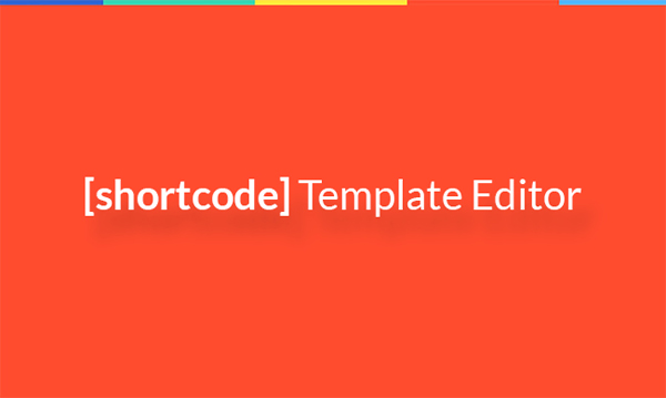 Monstroid shortcode template editor
