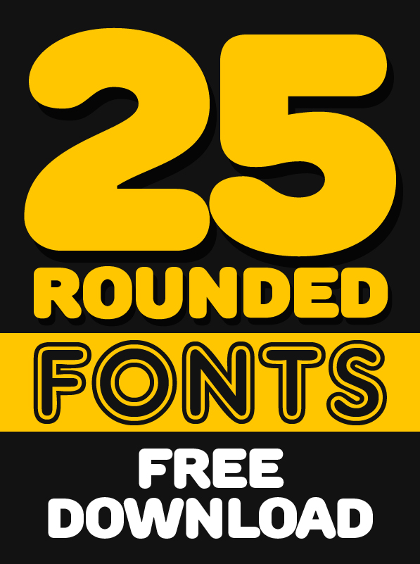 25 Free Rounded Fonts for Designers