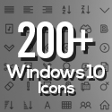 Post Thumbnail of 200+ Windows 10 Icons - Free Download