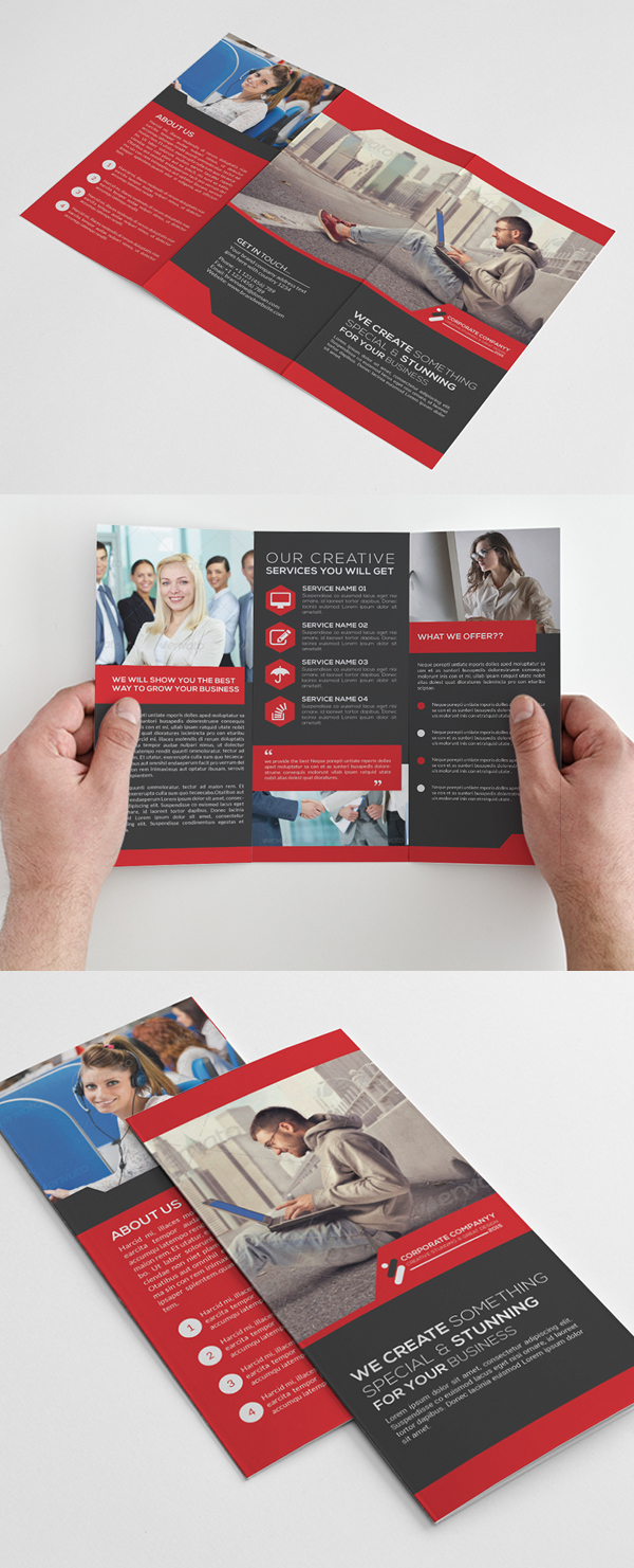 Freebie Tri-Fold Corporate Brochure