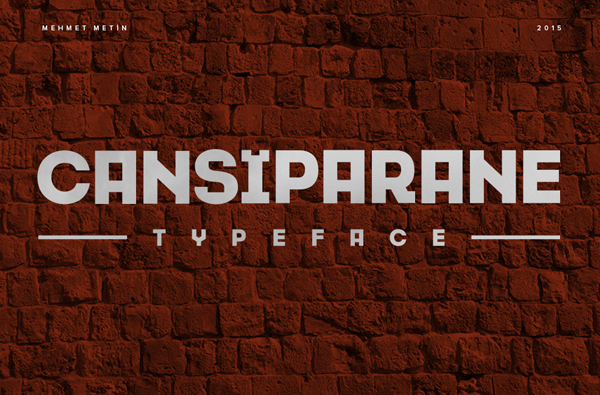 Cansiparane free font