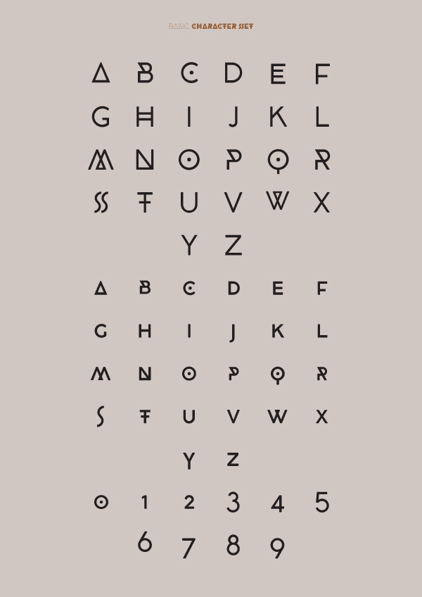 Cocobiker font letters