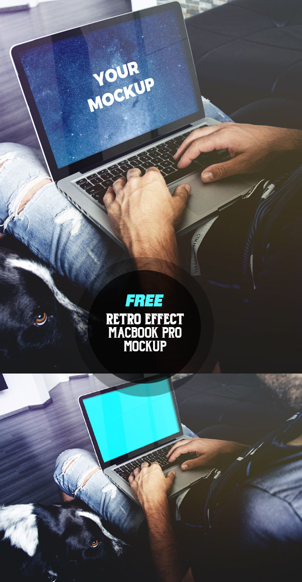 Free PSD Macbook Pro Mockup