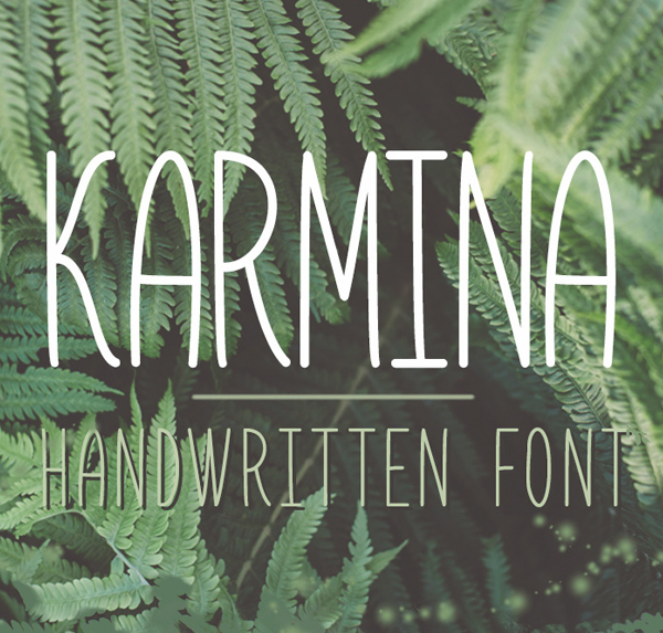 Karmina Handwritten free font