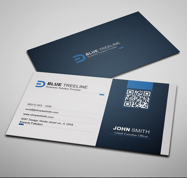 Modern Corporate Business Card Preview - 2