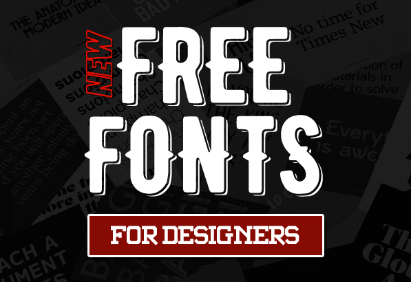 16 Fresh Free Fonts for Designers