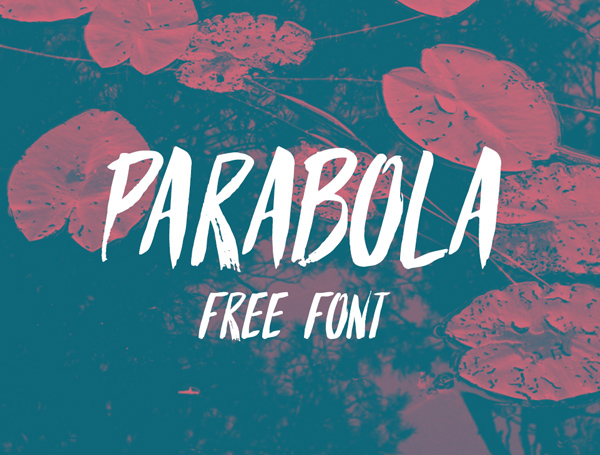 Parabola Free Brush Font