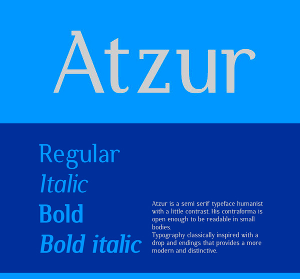 Atzur Free Font