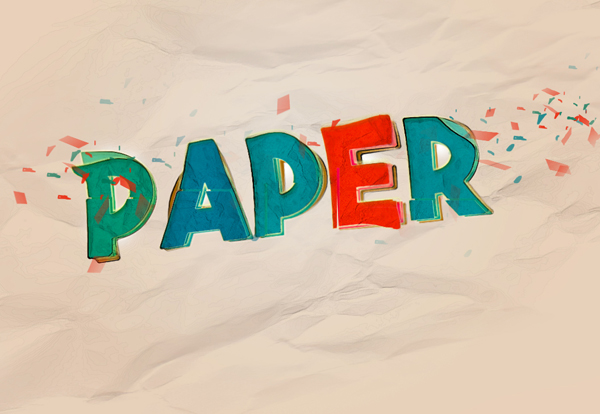 Create Colourful Distorted Text Effect in Photoshop