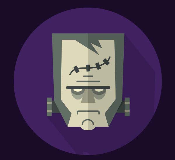 How to Create a Flat Frankenstein in Illustrator