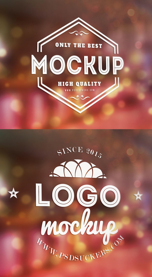 Free Window Signage Logo MockUp PSD
