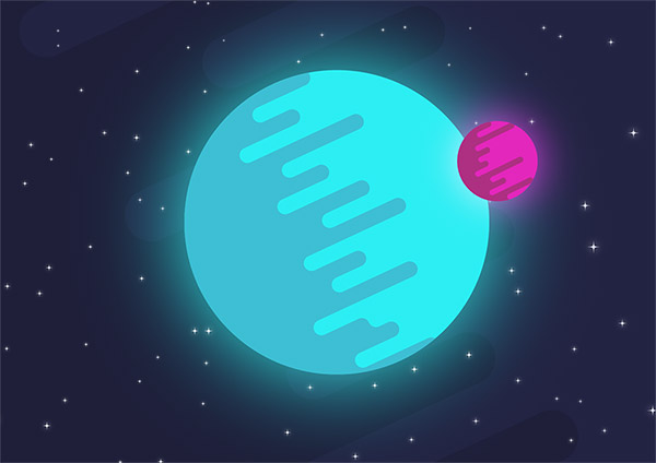 How To Create a Flat Style Vector Planet in Illustrator