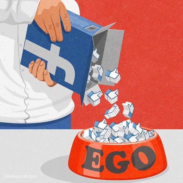 Facebook - Feeding your ego...