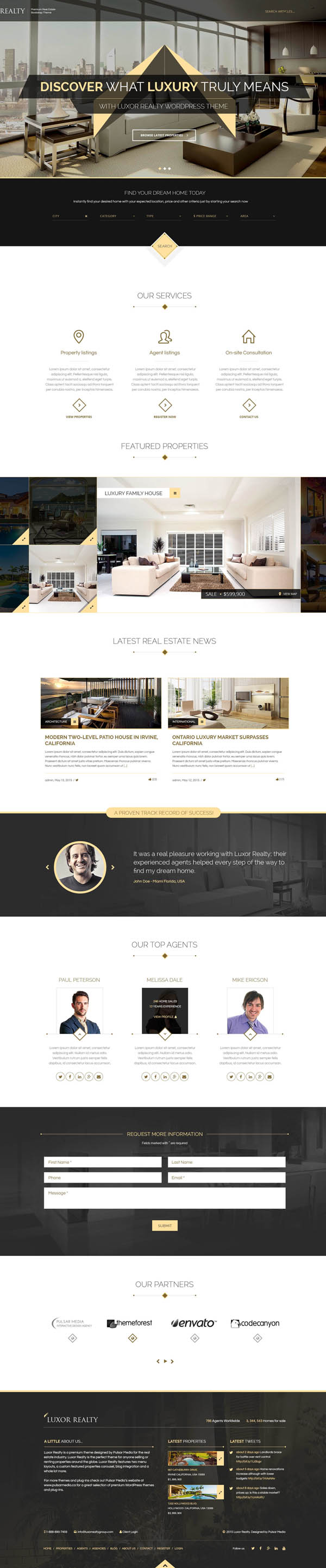 LUXOR - Responsive HTML5 Real Estate Template