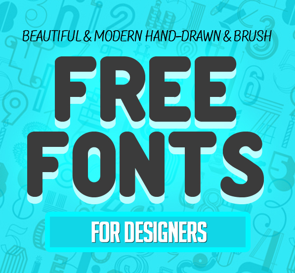 17 New Ultramodern Free Fonts for Designers