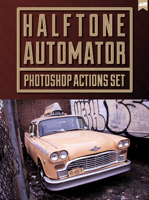Halftone Automator Photoshop Actions
