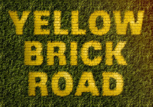 How to Create a Yellow Brick Road Inspired Text Effect in Adobe Photoshop