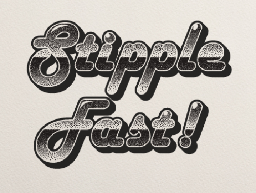 How to Create a Stipple Effect for Editable Text