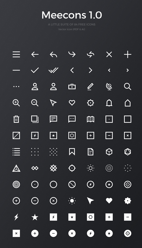 Meecons Free Vector Icons