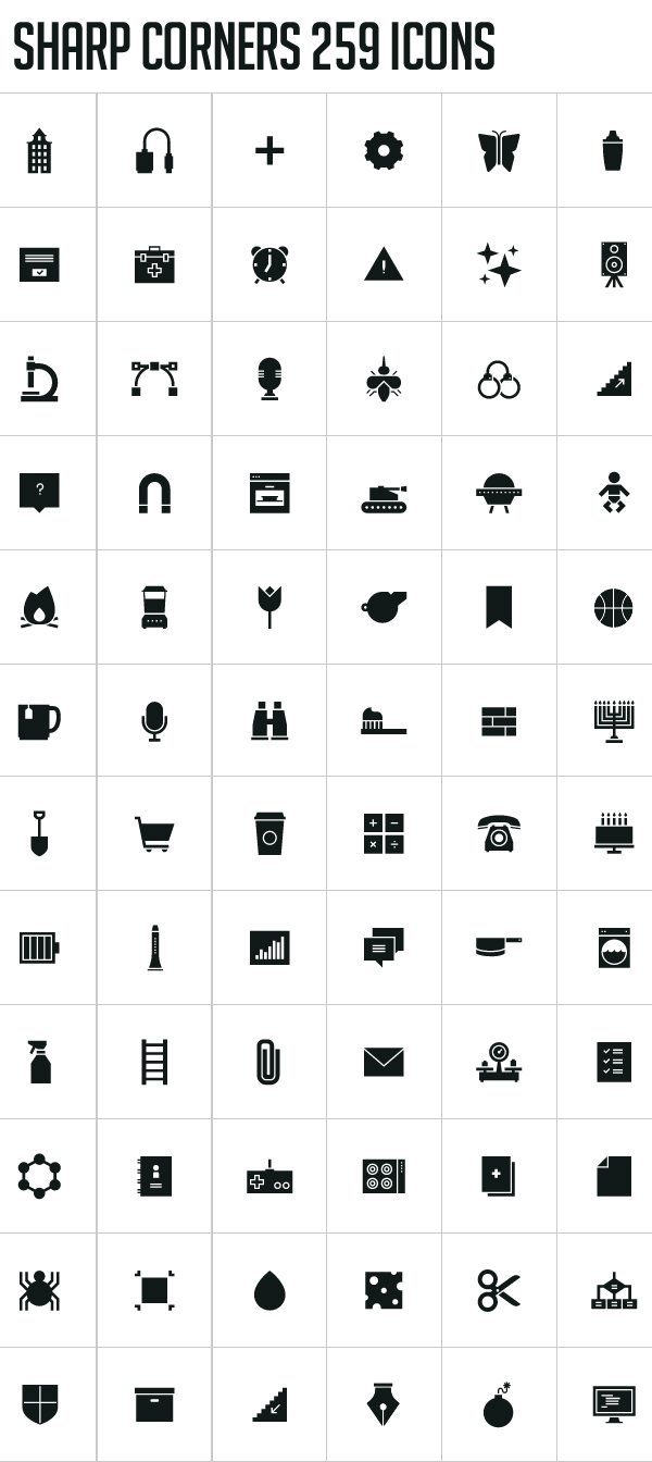 300 Pixel-Perfect Free Icons by Shannon E Thomas