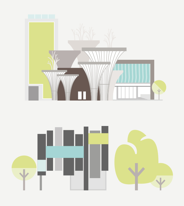 Free EXPO 2015 Pavillions Icons Pack