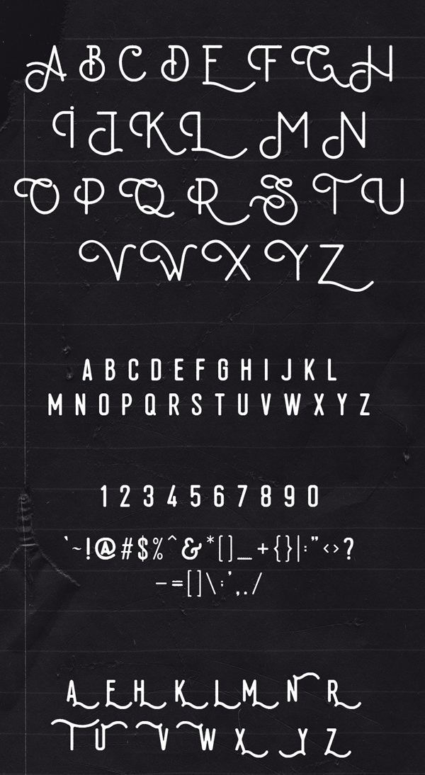 Koebis Font Letters and Numbers