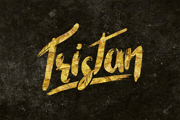 Tristan Brush Font + Bonus