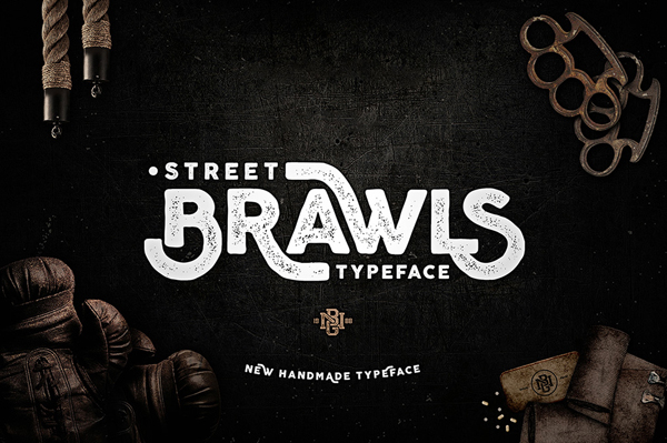 Brawls Typeface is new font from Heybing Supply Co