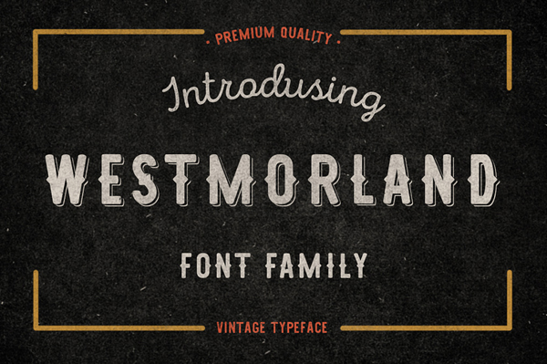 Westmorland vintage and classic letter