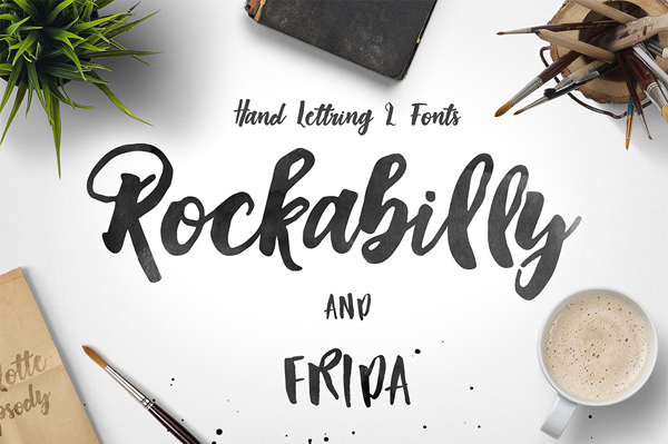 Rockabilly & Frida (2 Fonts)
