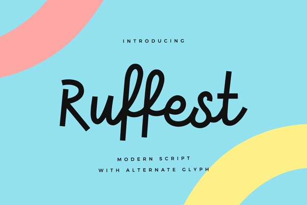 Ruffest is a great new font 