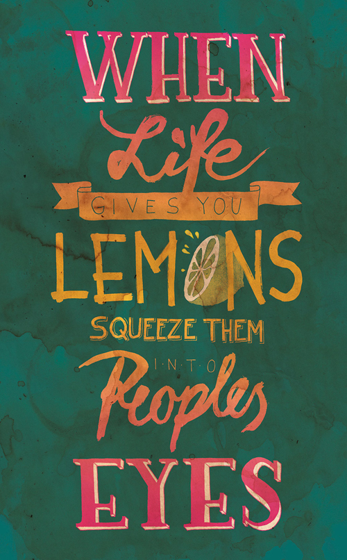 When life gives you Lemon! by Jenny Thich