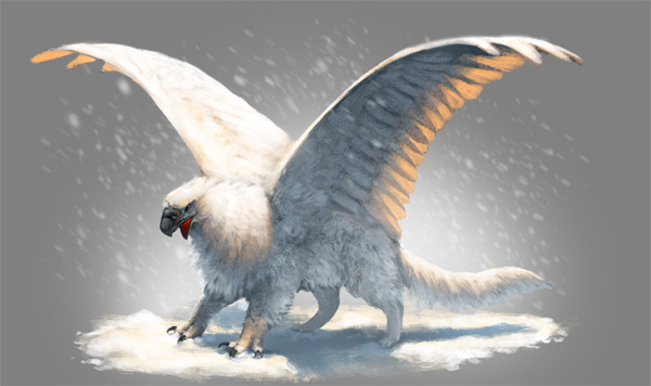 How to Quickly Paint a Snow Griffin in Adobe Photoshop