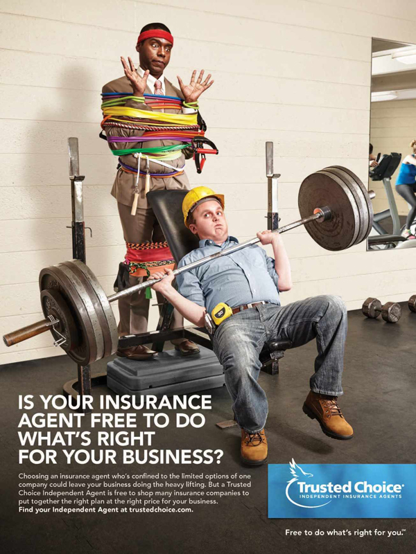 Trusted Choice Independent Insurance Agents: Risky Business - Heavy lifting