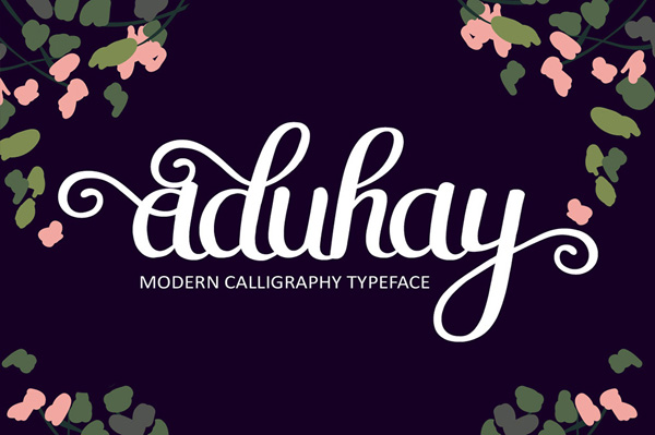 Aduhay is a hand made painted typeface 