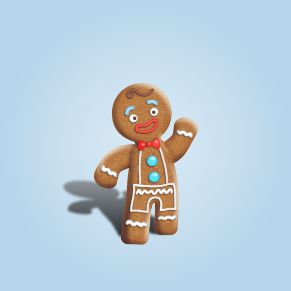 How to Create a Cute Gingerbread Man in Adobe Illustrator