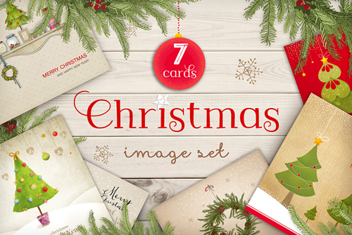 wonderful pack includes seven sweet and joyful Christmas designs
