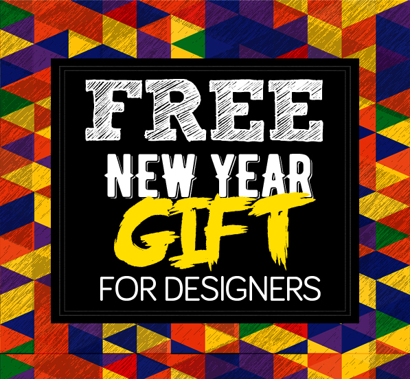 Free New Year 2016 Gift Pack For Designers