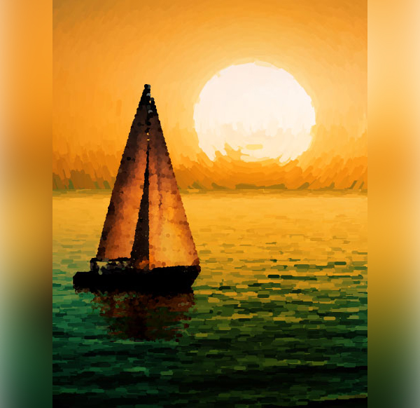 How to Create a Sea Sunset Painting in Pointillism Style with Stipplism in Illustrator