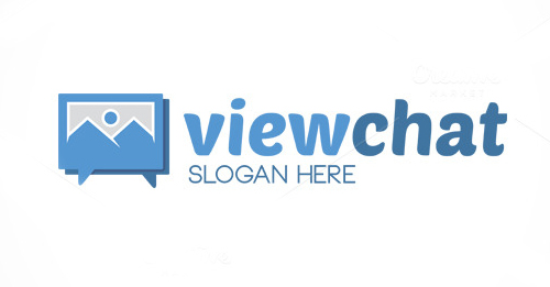 Viewchat Logo Template