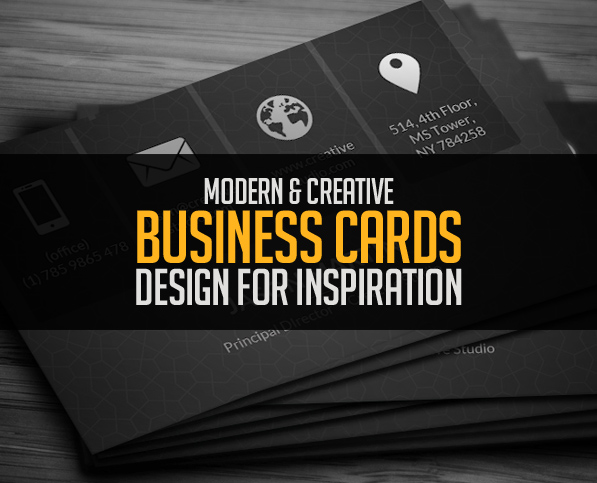 Modern Business Cards Design: 26 Creative Examples