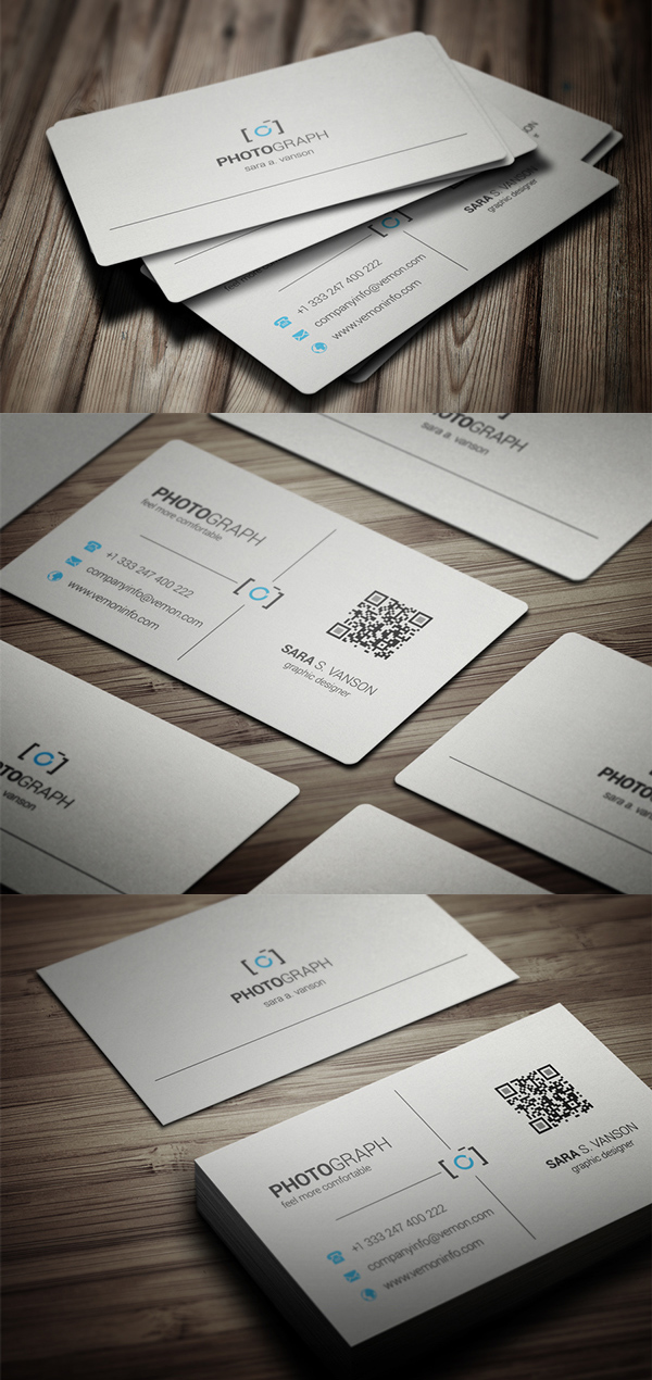 Photography Business Card Design #11