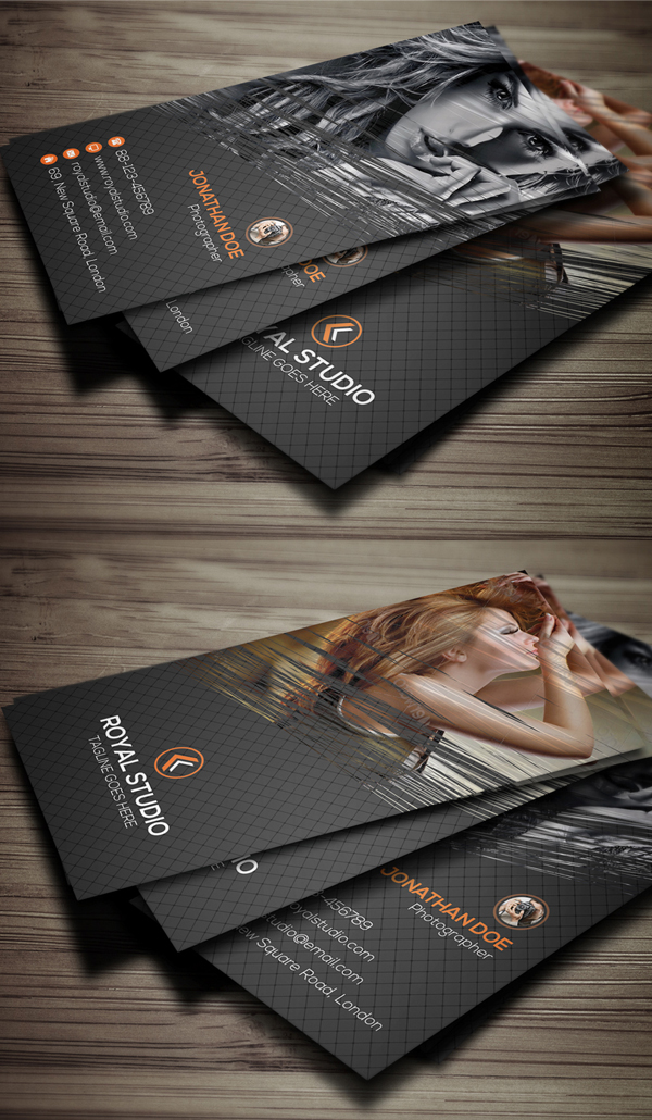 Photography Business Card Design #13