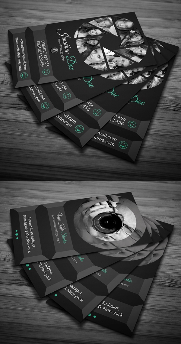 Photography Business Card Design #14