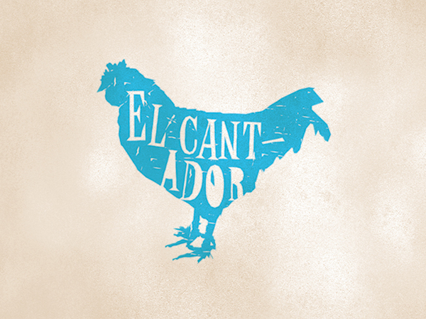 Elcantador Rooster Logo by Johnny Gwin