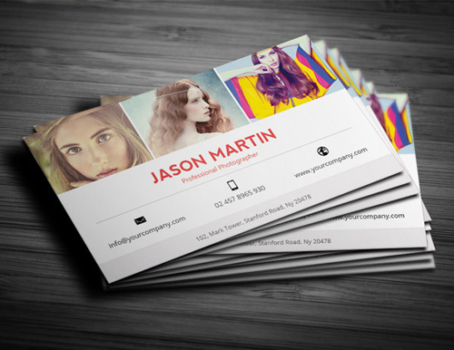 Photography Business Card Design #16