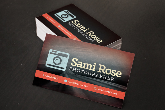Photography Business Card Design #19