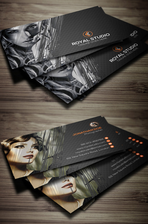 Photography Business Card Design #3