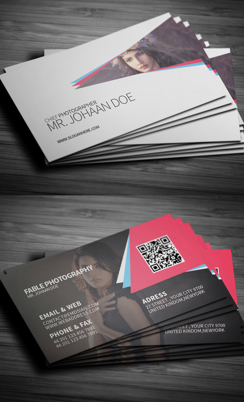 Photography Business Card Design #4